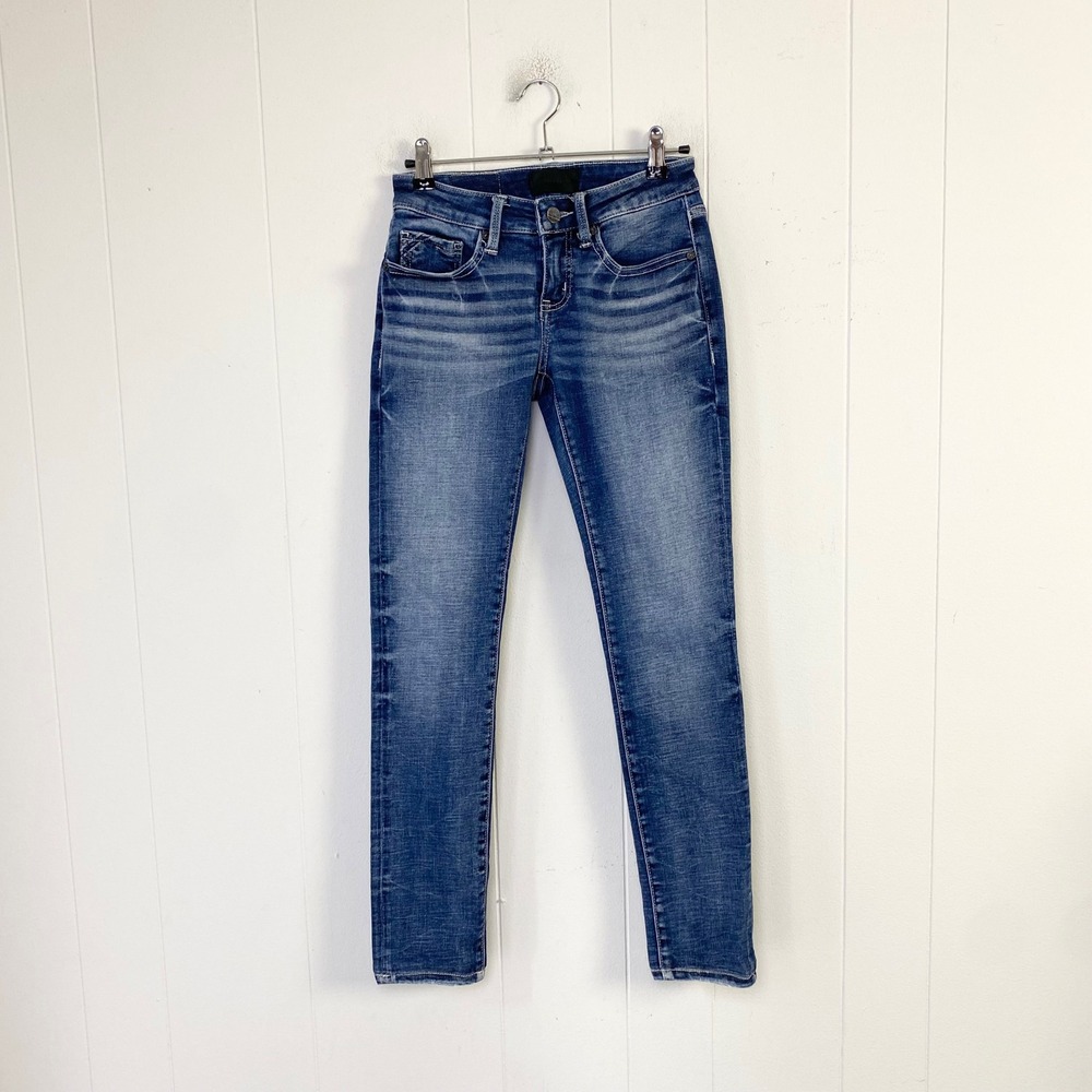 Buckle Black Fit No. 13 Skinny Jeans Blue Denim Size 25x32